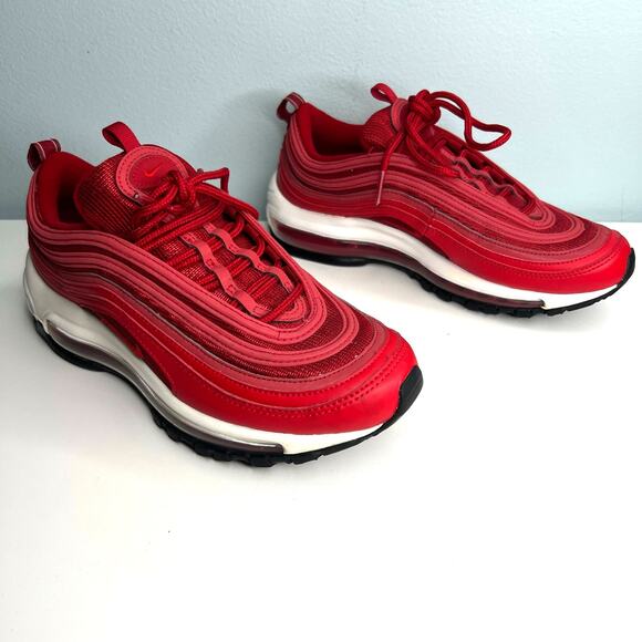 Nike Air Max 97 University Red Lace Up Running Shoe Womens Size 7.5 CQ9896-600 - Picture 4 of 15